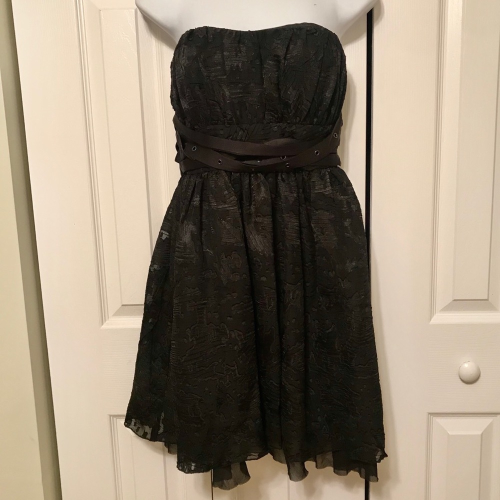 NWOT BCBGeneration Black Strapless Dress